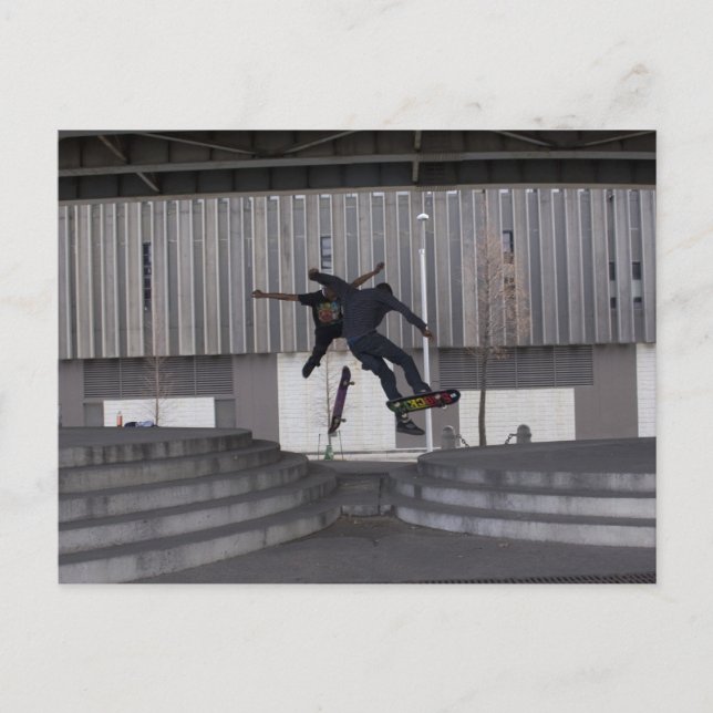 Carte Postale Patineur (Devant)