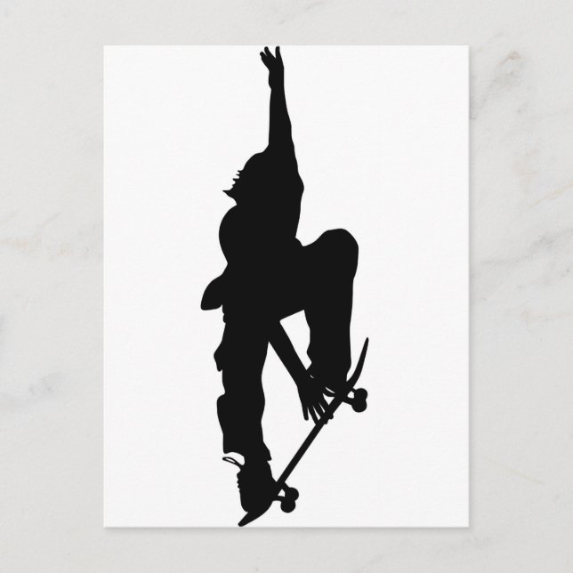 Carte Postale Patineur (Devant)