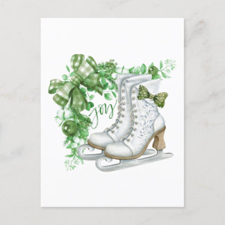 Carte Postale Patins vintage