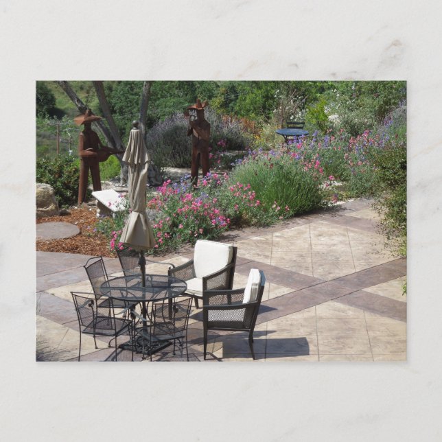 Carte Postale Patio de salle de dégustation de Croad, Paso (Devant)