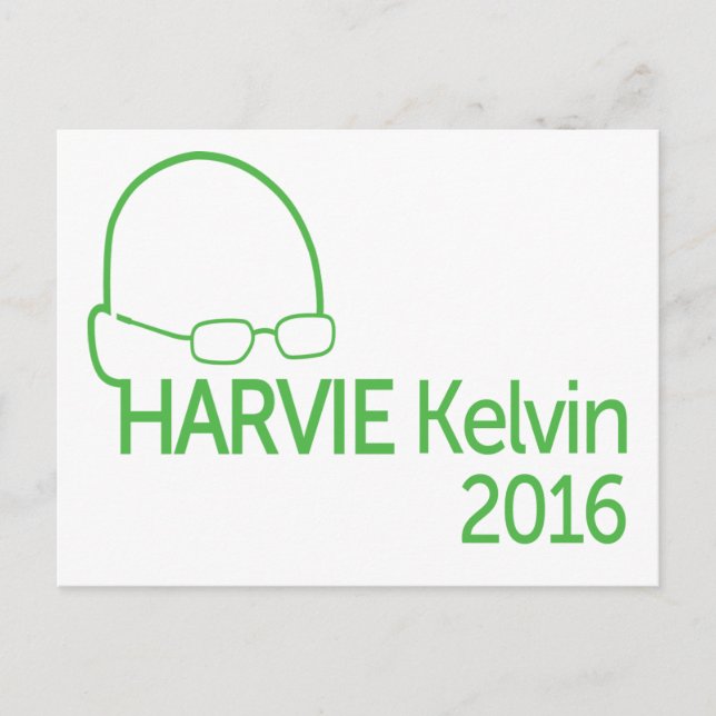 Carte Postale Patrick Harvie Kelvin 2016 (Devant)
