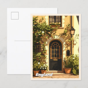 Carte Postale Patrimoine culturel Angleterre Illustration Voyage