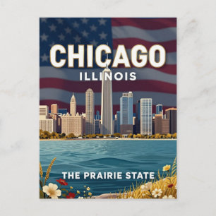 Carte Postale Patrimoine de la ville de Chicago Illinois