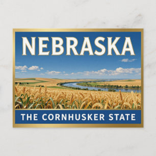 Carte Postale Patrimoine de l'État des Grandes Plaines du NEBRAS