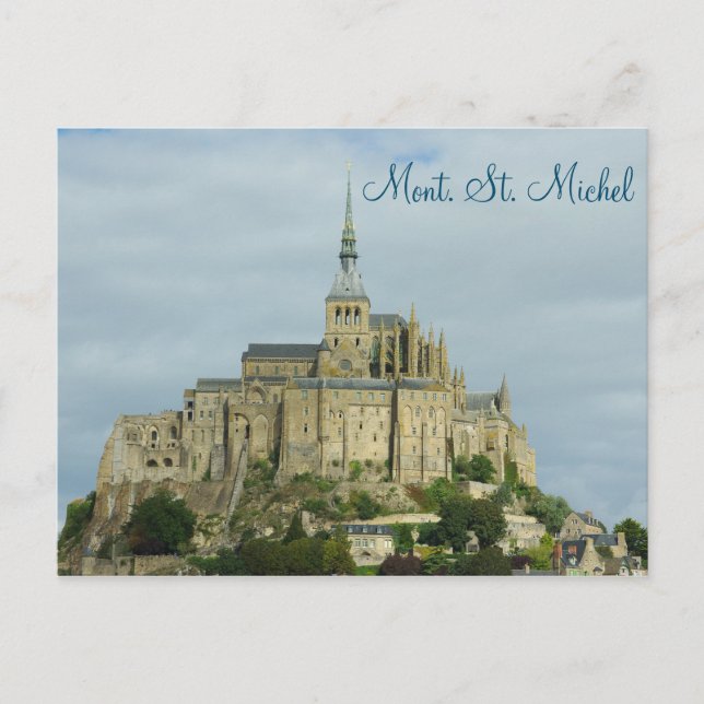 Carte Postale Patrimoine de l'Unesco du Mont Saint Michel, Franc (Devant)
