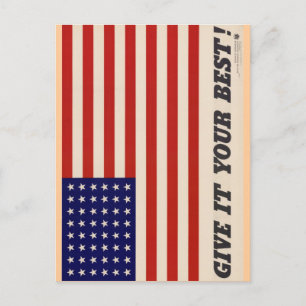 Carte postale patriotique 2ème guerre mondiale