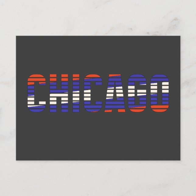 carte postale patriotique chicago (Devant)