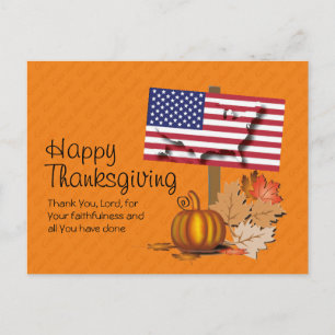 Carte Postale Patriotique Merci. REMERCIEMENTS AMÉRICAINS