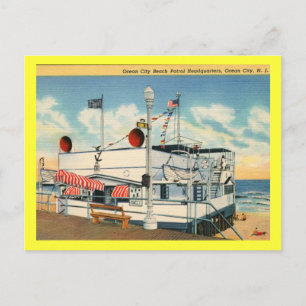 Carte Postale Patrouille de plage, Ocean City NJ Vintage