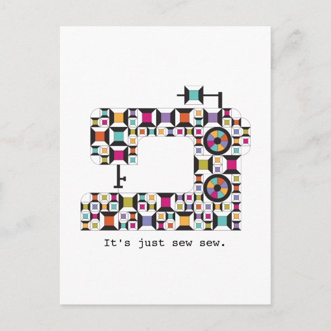 Carte Postale Patters de Colorful (Devant)