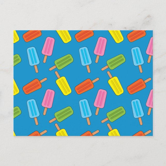Carte Postale Patters de Popsicles (Devant)