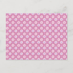 Carte Postale Patty rose Floral Pattern