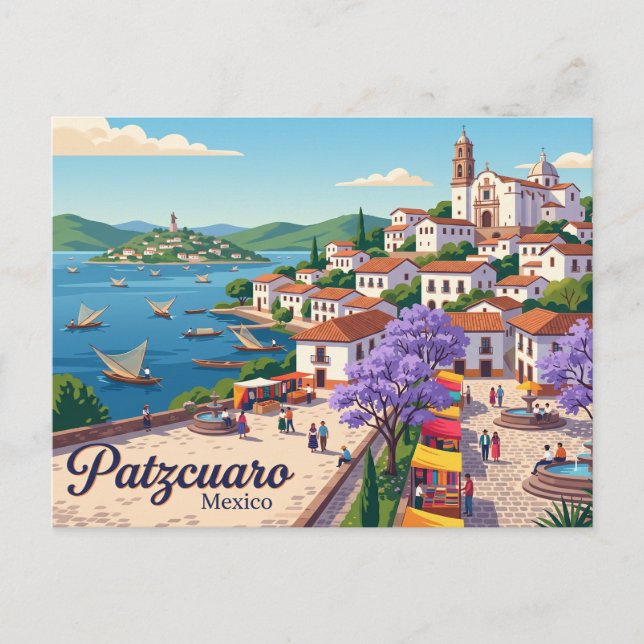 Carte Postale Pátzcuaro Mexique (Devant)