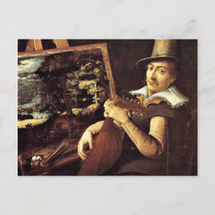 Carte Postale Paul Bril : Autoportrait, 1600