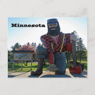 Carte Postale Paul Bunyan Minnesota