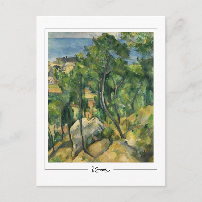 Carte Postale Paul Cézanne #50 - Beaux-Arts (Devant)