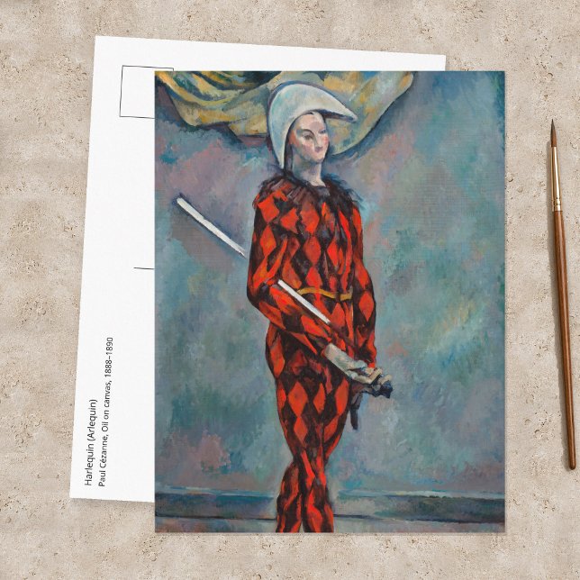 Carte Postale Paul Cezanne - Arlequin (Créateur téléchargé)