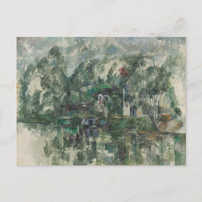 Carte Postale Paul Cezanne | At the Water's Edge 1890 (Devant)