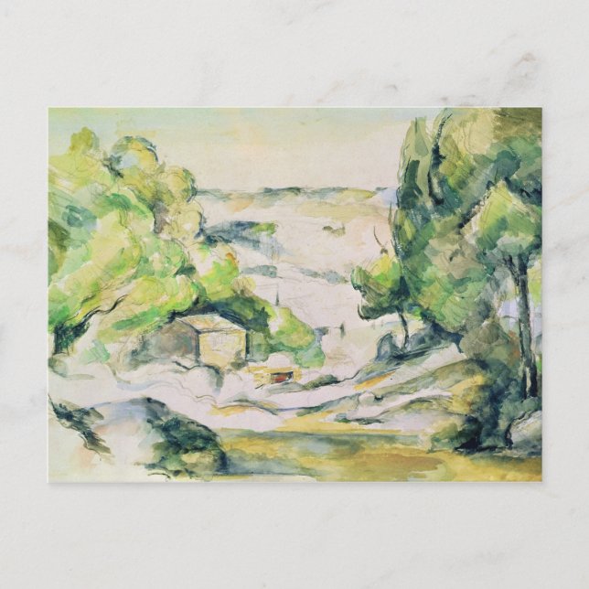 Carte Postale Paul Cezanne | Campagne en Provence (Devant)