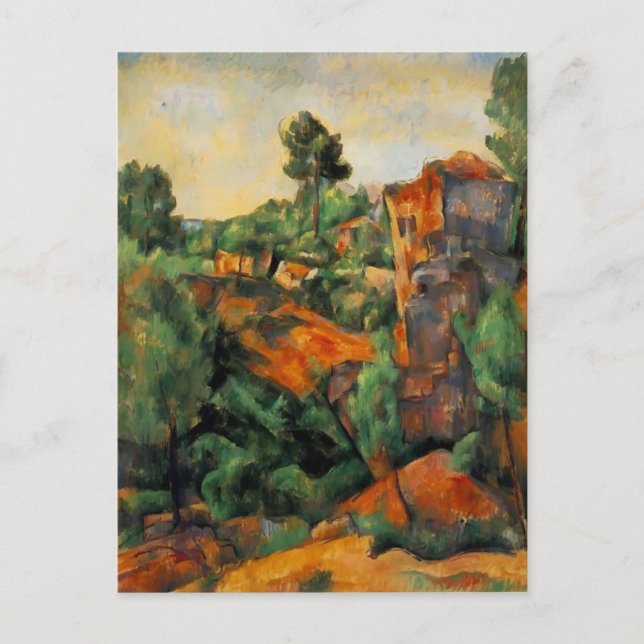 Carte Postale Paul Cezanne - Carrière de Bibemus (Devant)