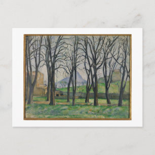 Carte Postale Paul Cezanne Châtaigniers à Jas de Bouffan, c