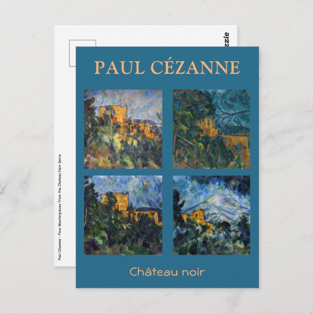 Carte Postale Paul Cezanne - Château Noir Sélection de chefs-d'o (Devant / Derrière)