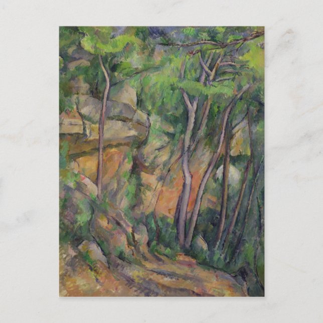 Carte Postale Paul Cezanne | Dans le Parc du Château Noir, c.189 (Devant)