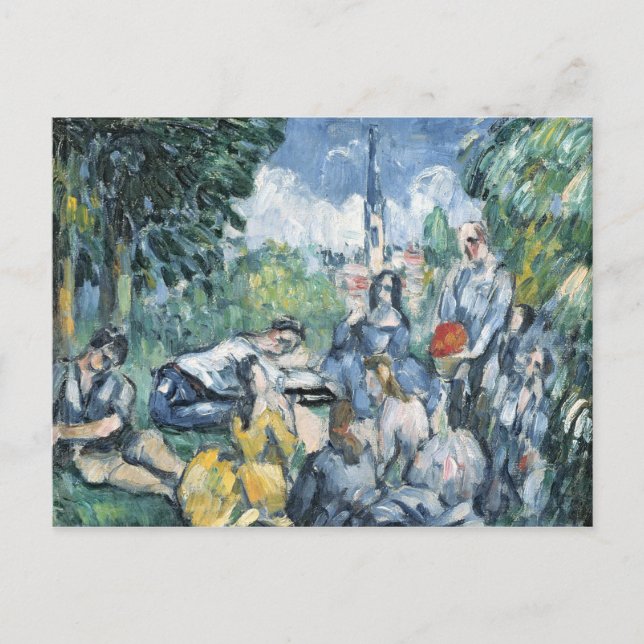 Carte Postale Paul Cezanne | Dejeuner sur l'herbe, 1876-77 (Devant)