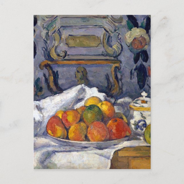 Carte Postale Paul Cezanne Dish des pommes (Devant)