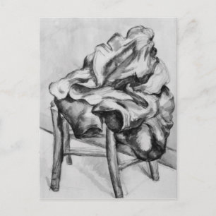 Carte Postale Paul Cezanne   Drapery on a Chair, 1980-1900