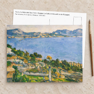 Carte Postale Paul Cezanne - Golfe de Marseille vu d'Estaque