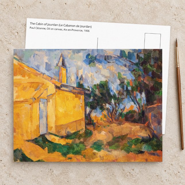Carte Postale Paul Cezanne - La Cabane de Jourdan (Créateur téléchargé)
