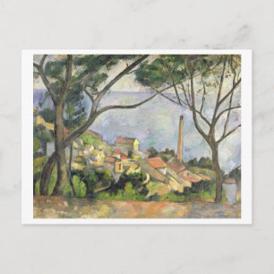 Carte Postale Paul Cezanne   La Mer à l'Estaque, 1878