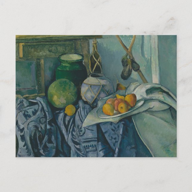 Carte Postale Paul Cezanne - La vie morte avec un pot de gingemb (Devant)