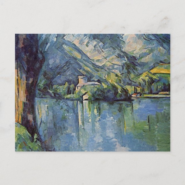 Carte Postale Paul Cézanne - Lac d'Annecy (Devant)