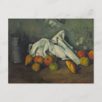 Paul Cezanne - Lait canne et pommes