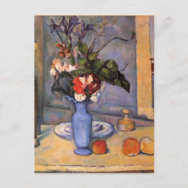 Carte Postale Paul Cezanne - Le Vase Bleu (Devant)