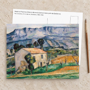 Carte Postale Paul Cezanne - Maison en Provence