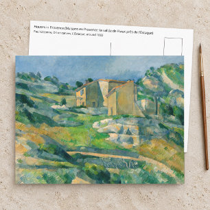 Carte Postale Paul Cezanne - Maisons en Provence, Vallée de Riau