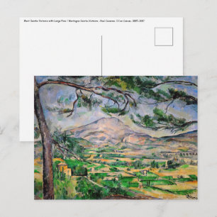 Carte Postale Paul Cezanne - Mont Sainte-Victoire et Grand Pin