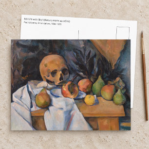 Carte Postale Paul Cezanne - Nature morte au crâne