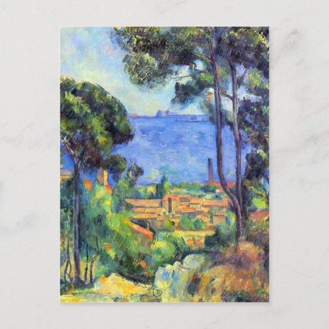 Carte Postale Paul Cezanne - Paysage (Devant)