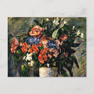 Carte Postale Paul Cezanne, Pot of Flowers, 1876