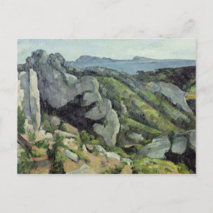 Carte Postale Paul Cezanne Rocks at L'Estaque, 1879-82