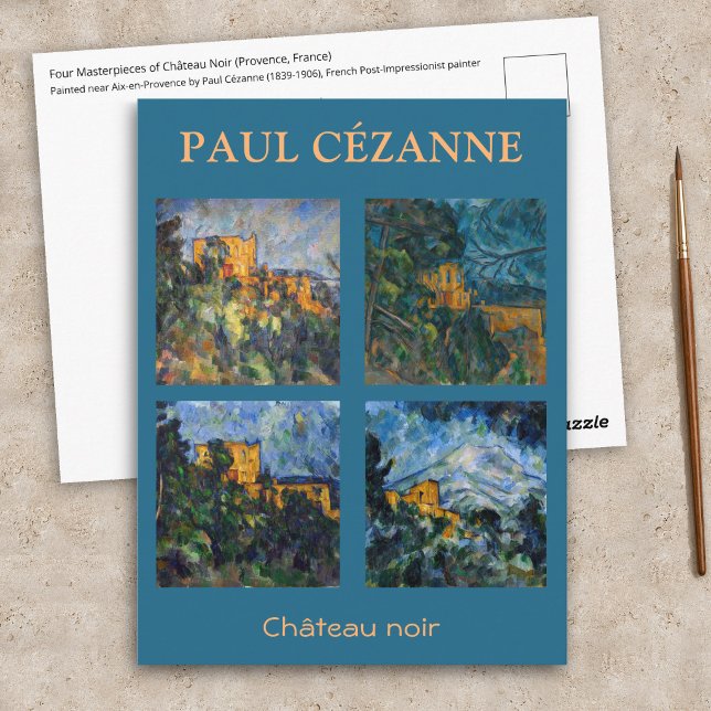 Carte Postale Paul Cezanne - Sélection de chefs-d'œuvre de Chate (Créateur téléchargé)