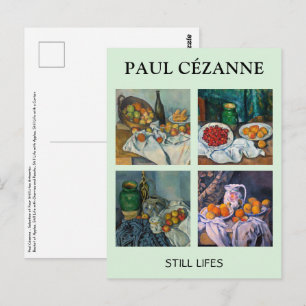 Carte Postale Paul Cezanne - Sélection de chefs-d'œuvre de natu