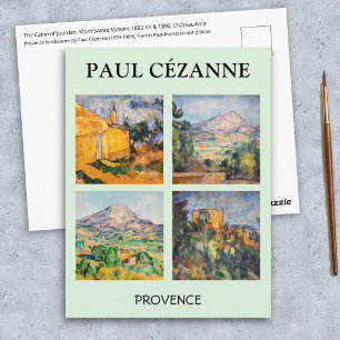 Carte Postale Paul Cezanne - Sélection de chefs-d'œuvre de paysa