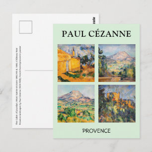 Carte Postale Paul Cezanne - Sélection de chefs-d'oeuvre paysage