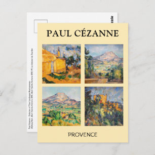 Carte Postale Paul Cezanne - Sélection de chefs-d'oeuvre paysage