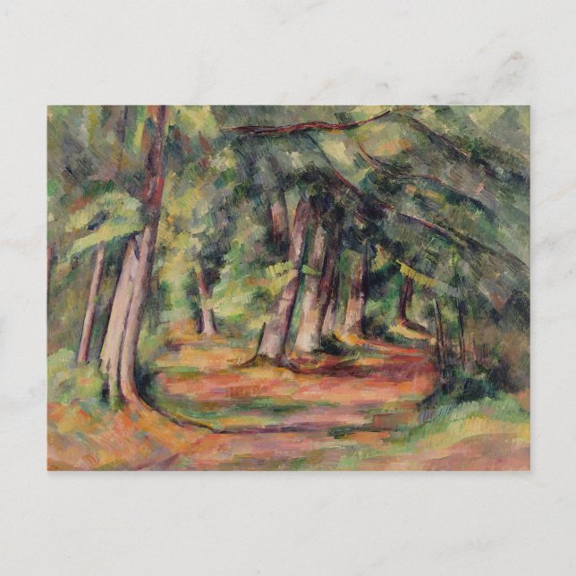 Carte Postale Paul Cezanne | Sous-bois 1890-94 (Devant)